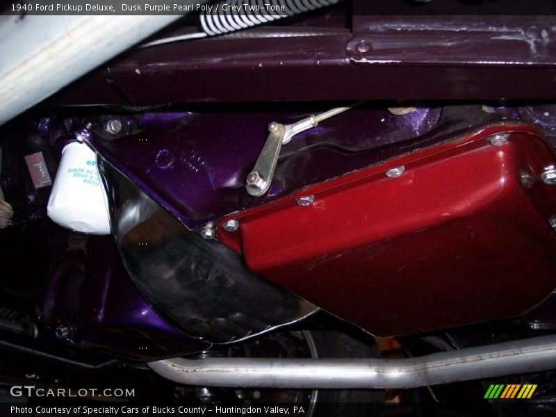 Dusk Purple Pearl Poly / Grey Two-Tone 1940 Ford Pickup Deluxe