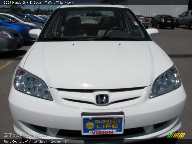 Taffeta White / Ivory 2005 Honda Civic EX Sedan
