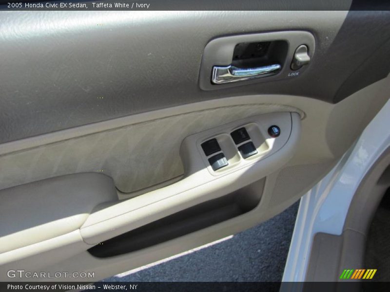 Taffeta White / Ivory 2005 Honda Civic EX Sedan