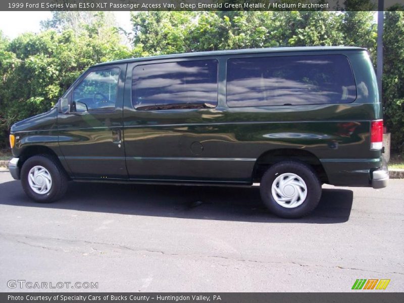 Deep Emerald Green Metallic / Medium Parchment 1999 Ford E Series Van E150 XLT Passenger Access Van