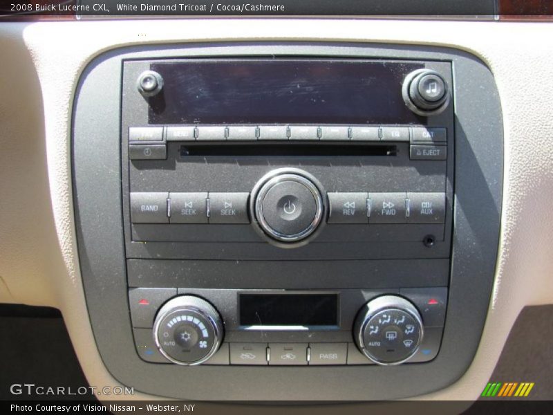 White Diamond Tricoat / Cocoa/Cashmere 2008 Buick Lucerne CXL