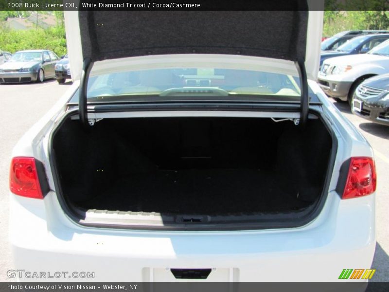 White Diamond Tricoat / Cocoa/Cashmere 2008 Buick Lucerne CXL