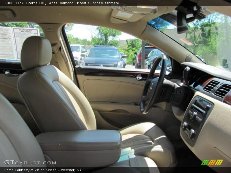 White Diamond Tricoat / Cocoa/Cashmere 2008 Buick Lucerne CXL
