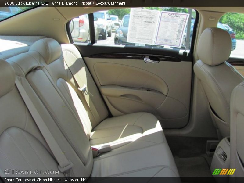 White Diamond Tricoat / Cocoa/Cashmere 2008 Buick Lucerne CXL