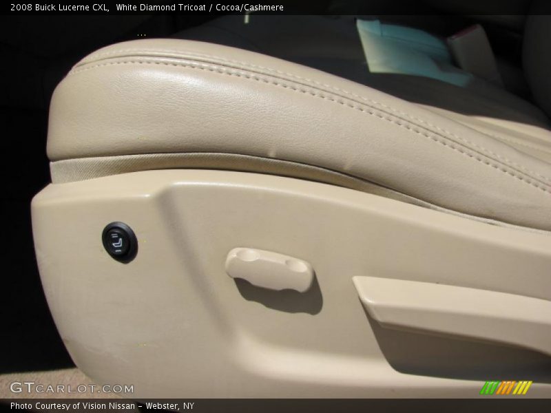 White Diamond Tricoat / Cocoa/Cashmere 2008 Buick Lucerne CXL