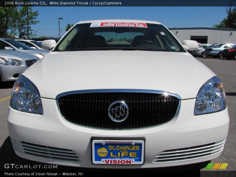 White Diamond Tricoat / Cocoa/Cashmere 2008 Buick Lucerne CXL