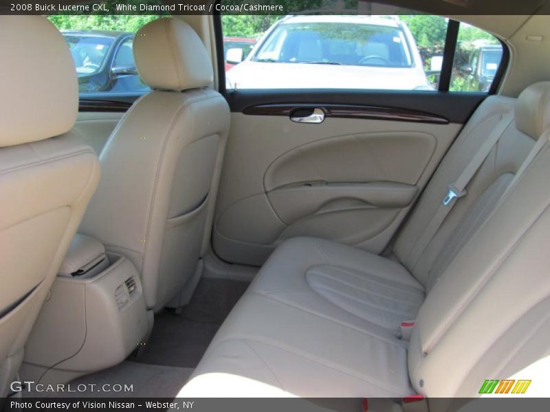 White Diamond Tricoat / Cocoa/Cashmere 2008 Buick Lucerne CXL