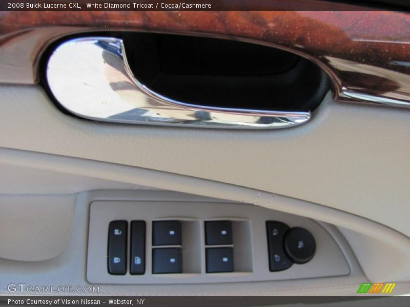 White Diamond Tricoat / Cocoa/Cashmere 2008 Buick Lucerne CXL