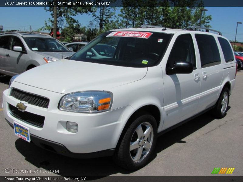 Summit White / Medium Gray 2007 Chevrolet Uplander LT