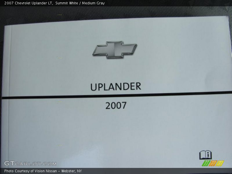 Summit White / Medium Gray 2007 Chevrolet Uplander LT