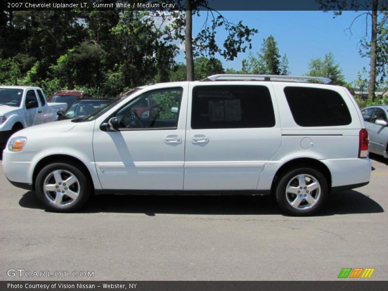 Summit White / Medium Gray 2007 Chevrolet Uplander LT