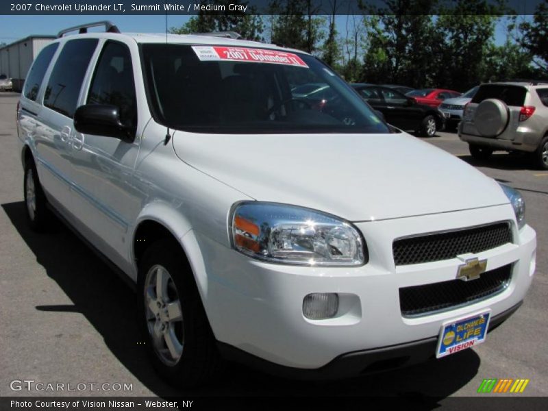 Summit White / Medium Gray 2007 Chevrolet Uplander LT