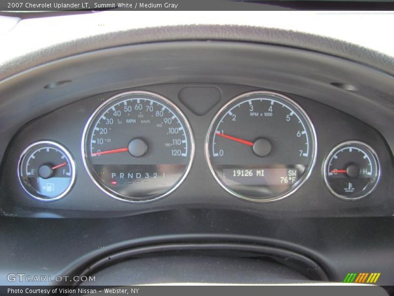 Summit White / Medium Gray 2007 Chevrolet Uplander LT