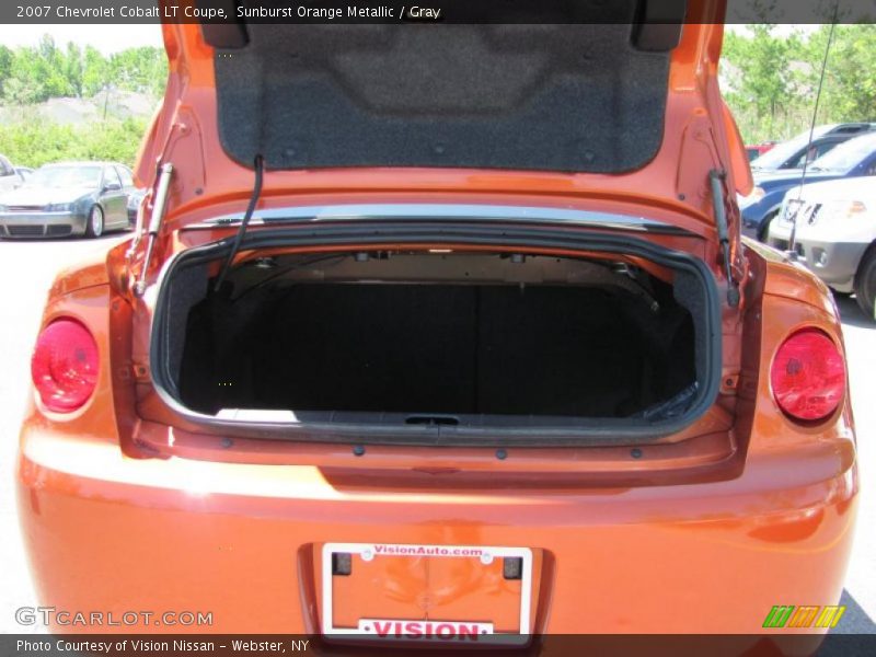 Sunburst Orange Metallic / Gray 2007 Chevrolet Cobalt LT Coupe