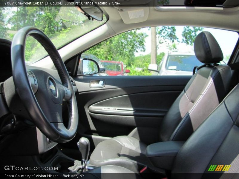 Sunburst Orange Metallic / Gray 2007 Chevrolet Cobalt LT Coupe