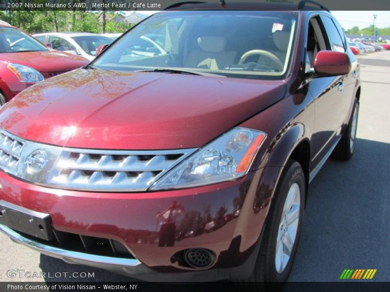 Merlot Pearl / Cafe Latte 2007 Nissan Murano S AWD
