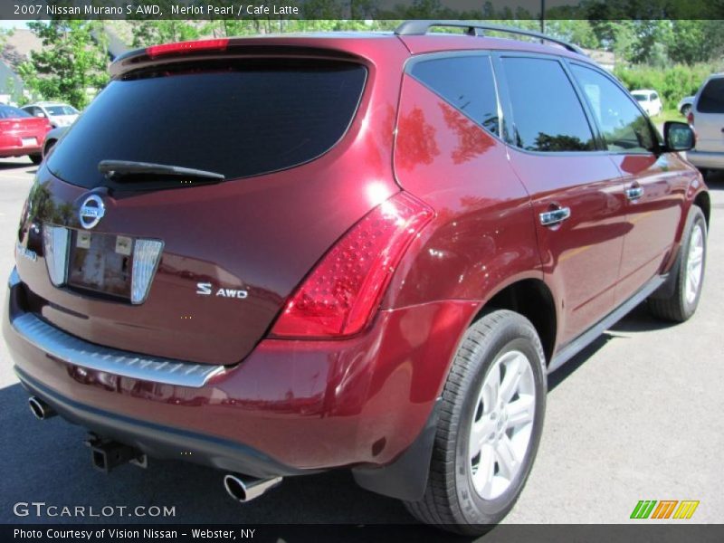 Merlot Pearl / Cafe Latte 2007 Nissan Murano S AWD