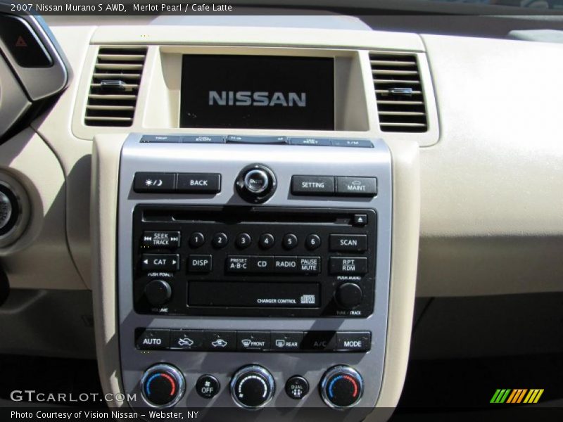 Merlot Pearl / Cafe Latte 2007 Nissan Murano S AWD