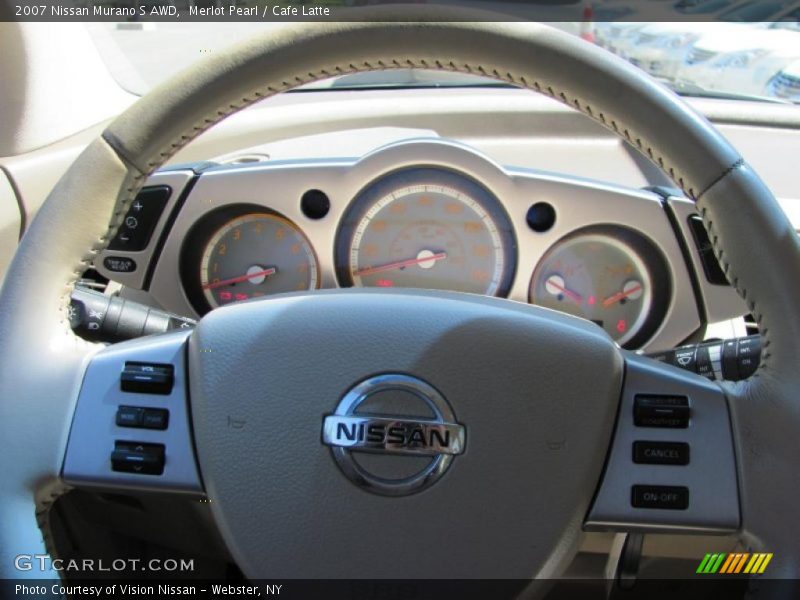 Merlot Pearl / Cafe Latte 2007 Nissan Murano S AWD