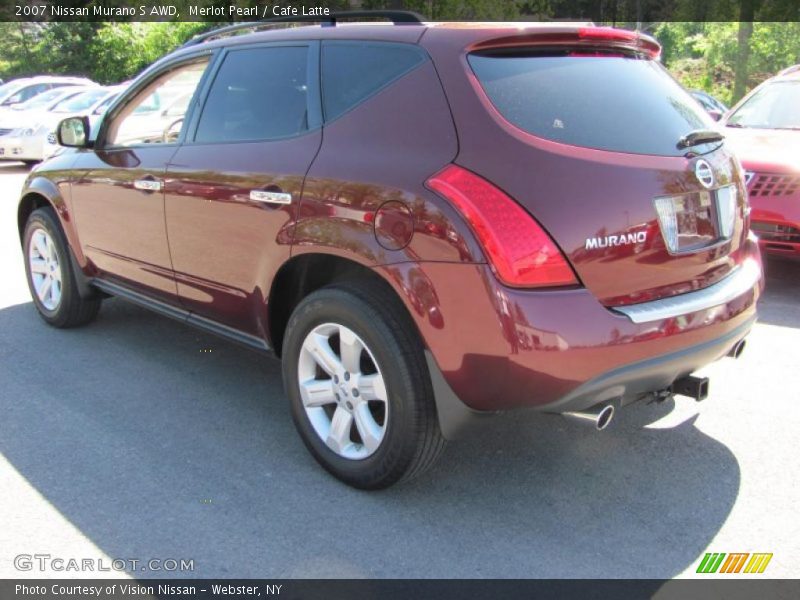 Merlot Pearl / Cafe Latte 2007 Nissan Murano S AWD