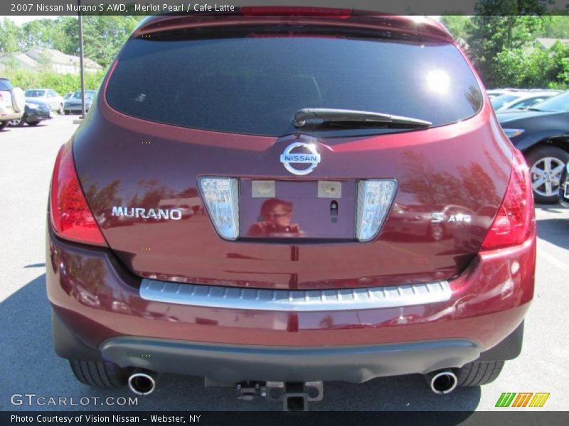 Merlot Pearl / Cafe Latte 2007 Nissan Murano S AWD