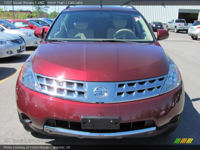 Merlot Pearl / Cafe Latte 2007 Nissan Murano S AWD