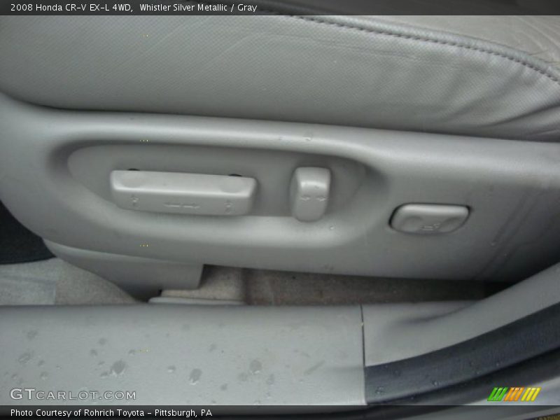 Whistler Silver Metallic / Gray 2008 Honda CR-V EX-L 4WD