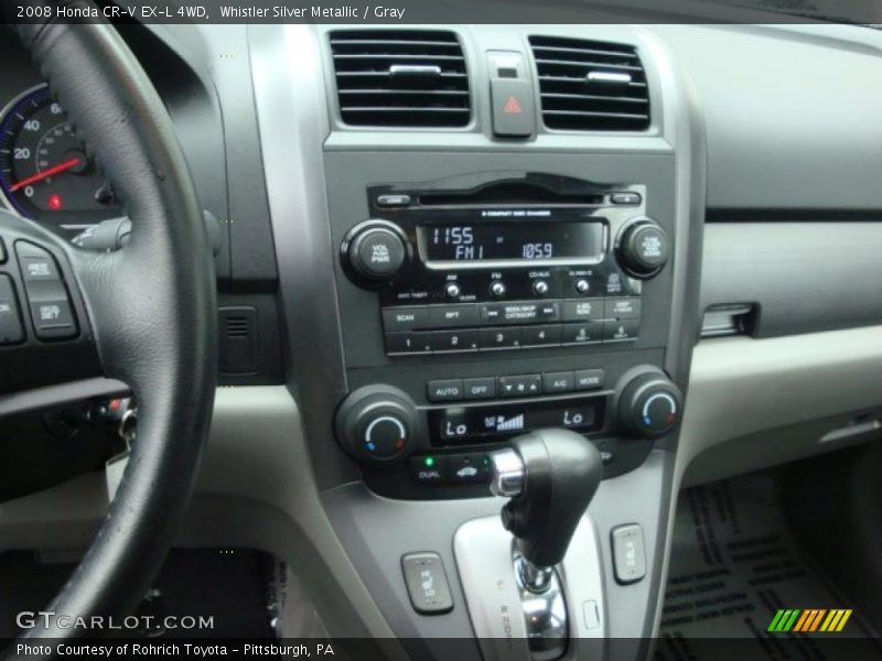 Whistler Silver Metallic / Gray 2008 Honda CR-V EX-L 4WD
