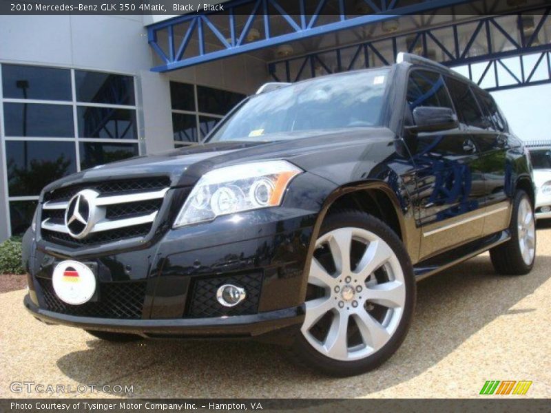 Black / Black 2010 Mercedes-Benz GLK 350 4Matic