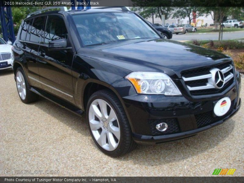 Black / Black 2010 Mercedes-Benz GLK 350 4Matic