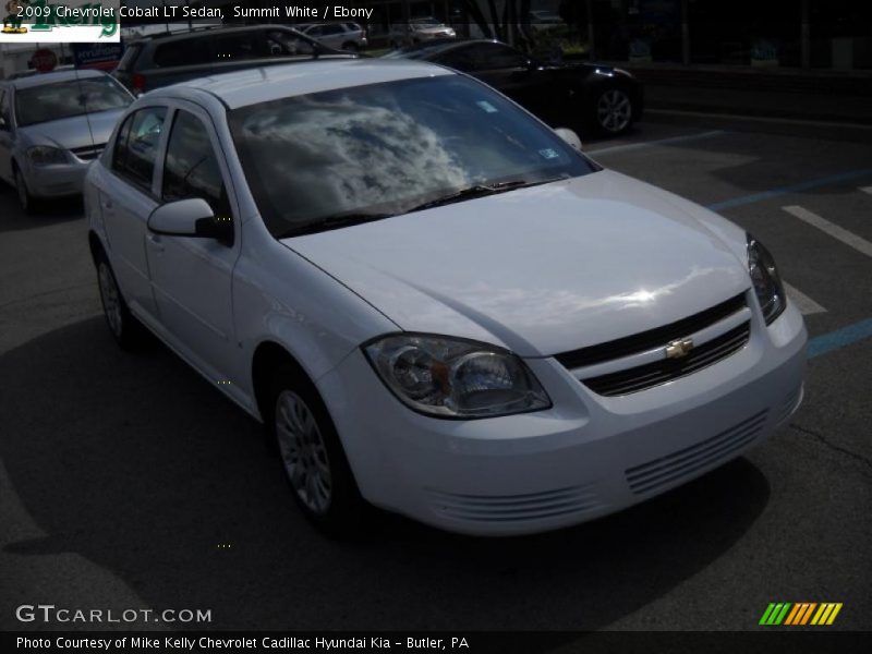 Summit White / Ebony 2009 Chevrolet Cobalt LT Sedan