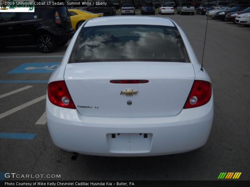 Summit White / Ebony 2009 Chevrolet Cobalt LT Sedan