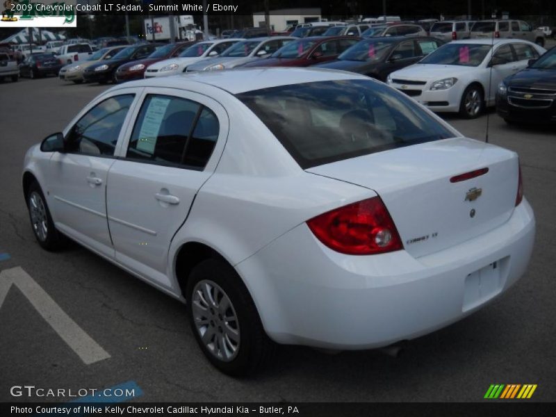Summit White / Ebony 2009 Chevrolet Cobalt LT Sedan