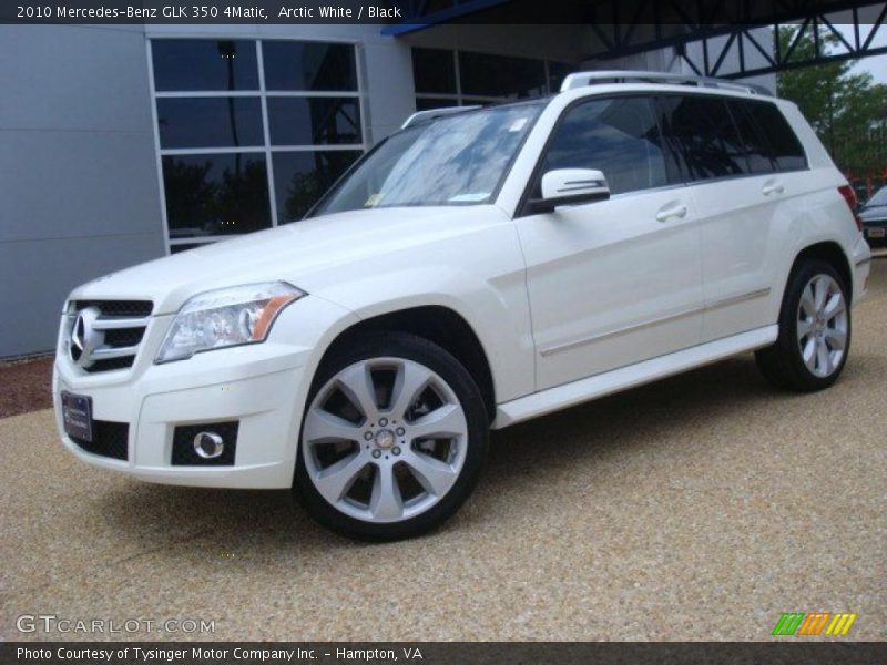 Arctic White / Black 2010 Mercedes-Benz GLK 350 4Matic