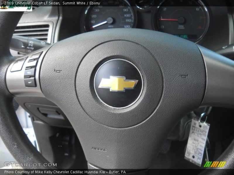 Summit White / Ebony 2009 Chevrolet Cobalt LT Sedan