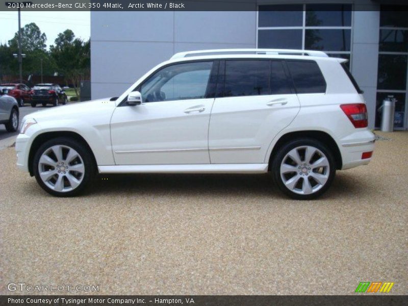 Arctic White / Black 2010 Mercedes-Benz GLK 350 4Matic