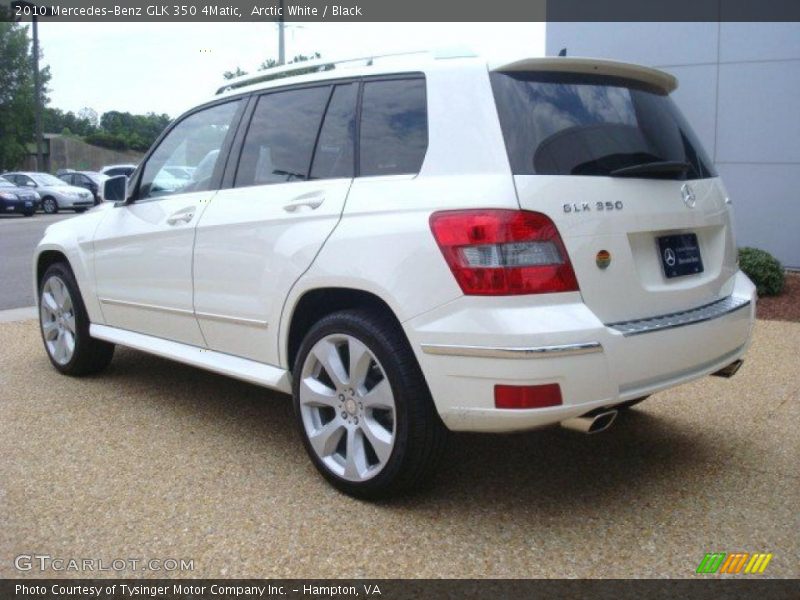 Arctic White / Black 2010 Mercedes-Benz GLK 350 4Matic