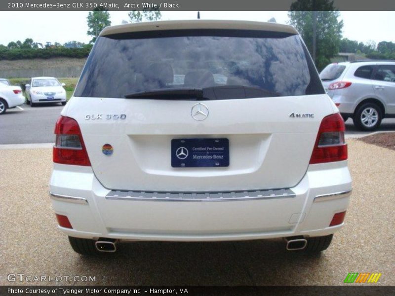 Arctic White / Black 2010 Mercedes-Benz GLK 350 4Matic