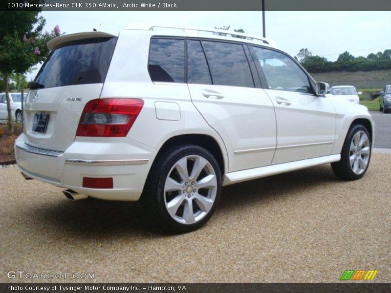 Arctic White / Black 2010 Mercedes-Benz GLK 350 4Matic