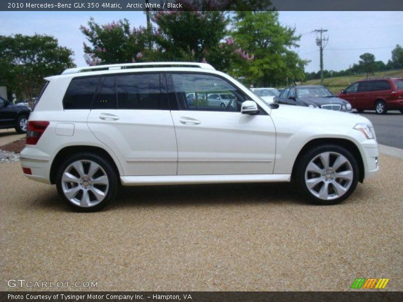 Arctic White / Black 2010 Mercedes-Benz GLK 350 4Matic