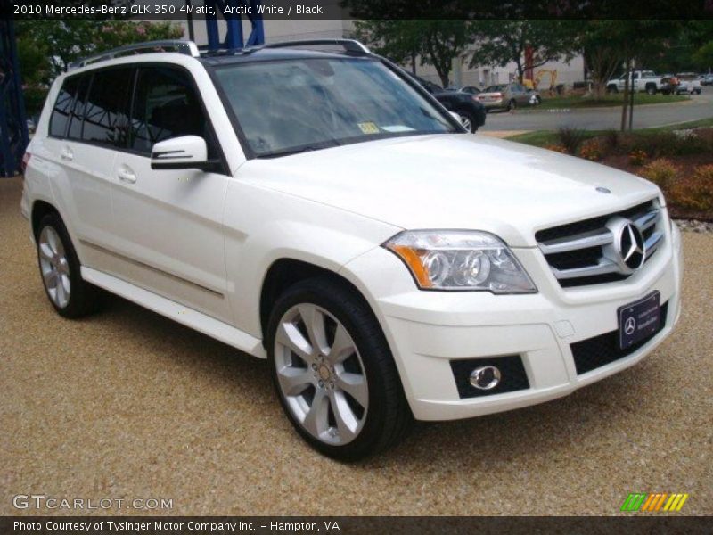 Arctic White / Black 2010 Mercedes-Benz GLK 350 4Matic