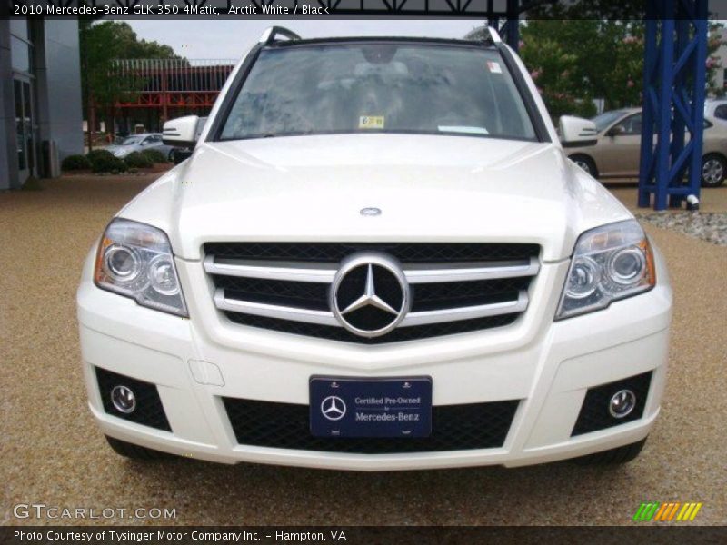 Arctic White / Black 2010 Mercedes-Benz GLK 350 4Matic