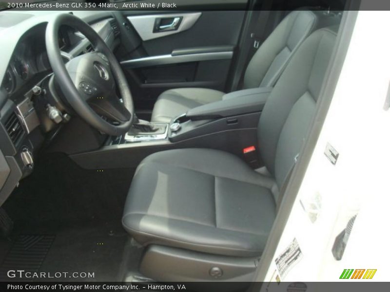 Arctic White / Black 2010 Mercedes-Benz GLK 350 4Matic