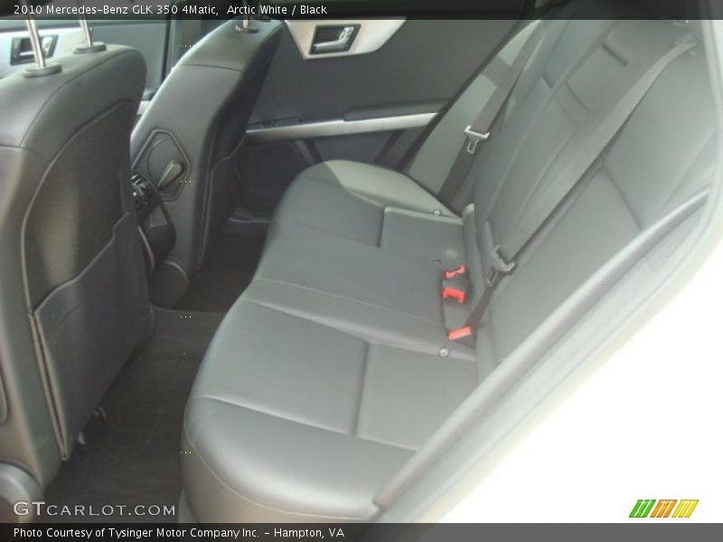 Arctic White / Black 2010 Mercedes-Benz GLK 350 4Matic