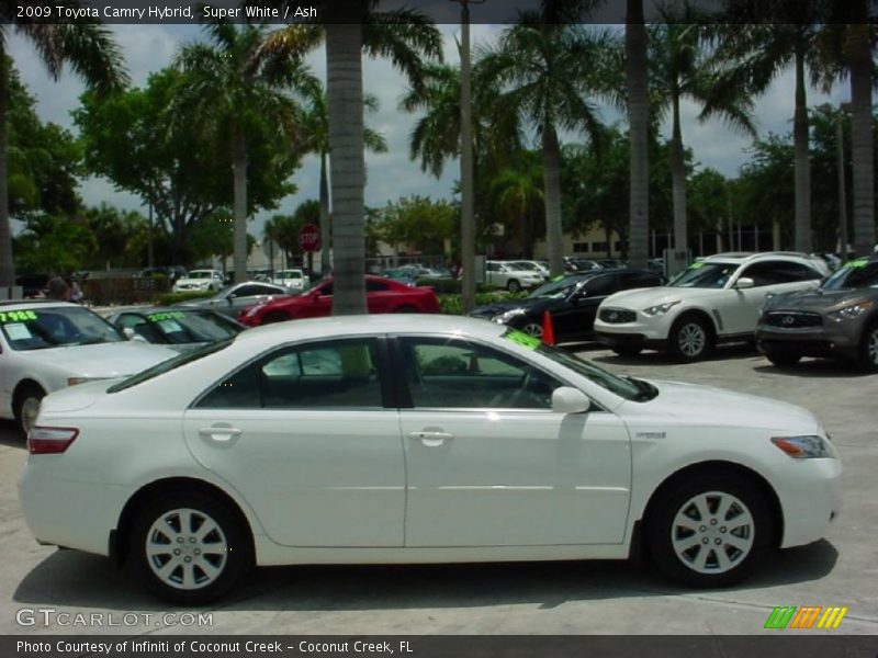 Super White / Ash 2009 Toyota Camry Hybrid
