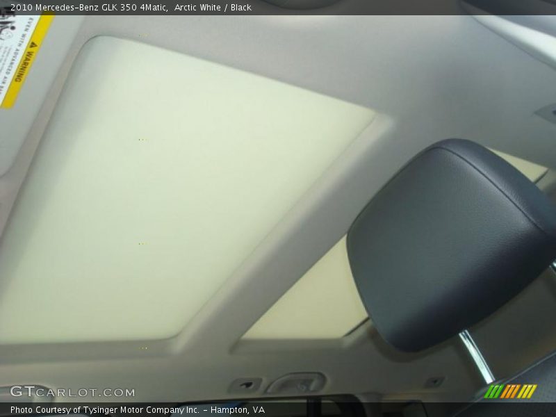 Arctic White / Black 2010 Mercedes-Benz GLK 350 4Matic