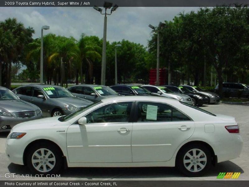 Super White / Ash 2009 Toyota Camry Hybrid