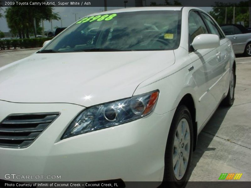 Super White / Ash 2009 Toyota Camry Hybrid