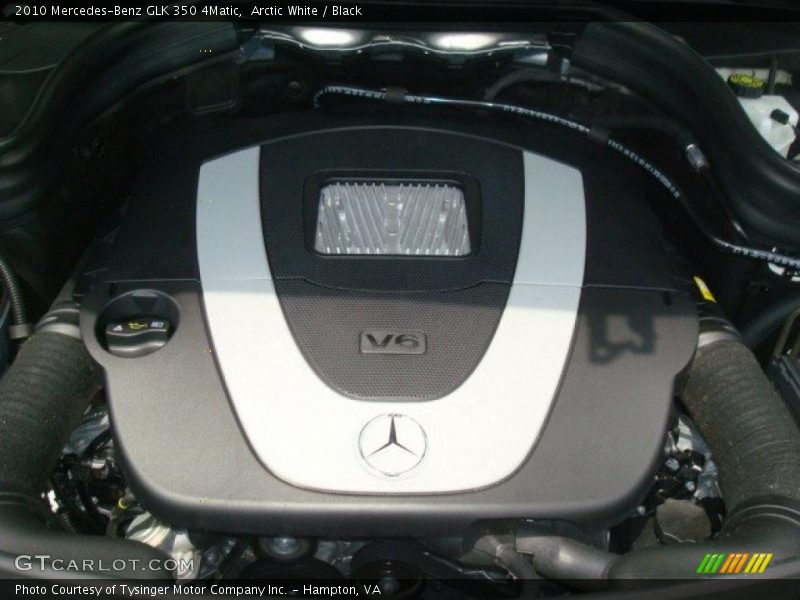 Arctic White / Black 2010 Mercedes-Benz GLK 350 4Matic