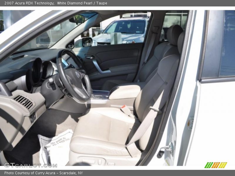 White Diamond Pearl / Taupe 2007 Acura RDX Technology